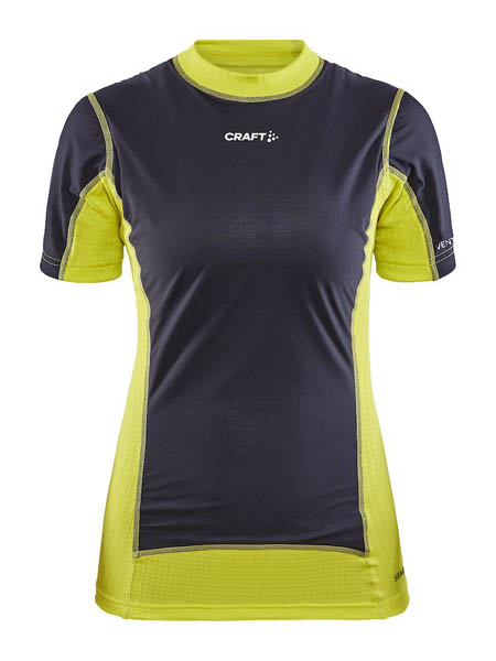 CRAFT EXTREME X WIND SS WOMEN YELLOW AND BLACK