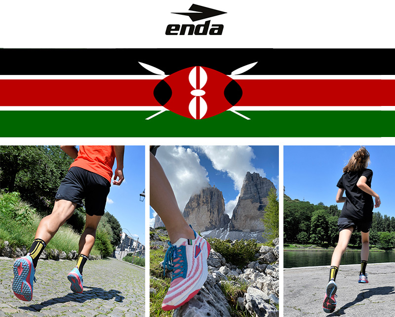 Sale of running and running shoes made in Kenya, Africa: ITEN, LAPATET, KOOBI FORA models