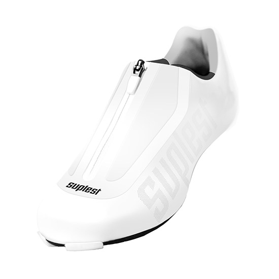 Suplest Aero Carbon Road Bike Cycling Road Shoes White Size 40 